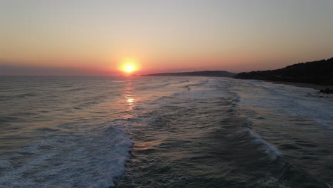 Sunrise-Sea-Aerial-View