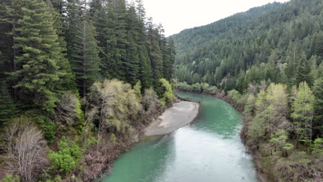 Mad-River,-Humboldt-County,-Avenues-Of-The-Giants