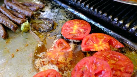 the tomatoes are being cooked