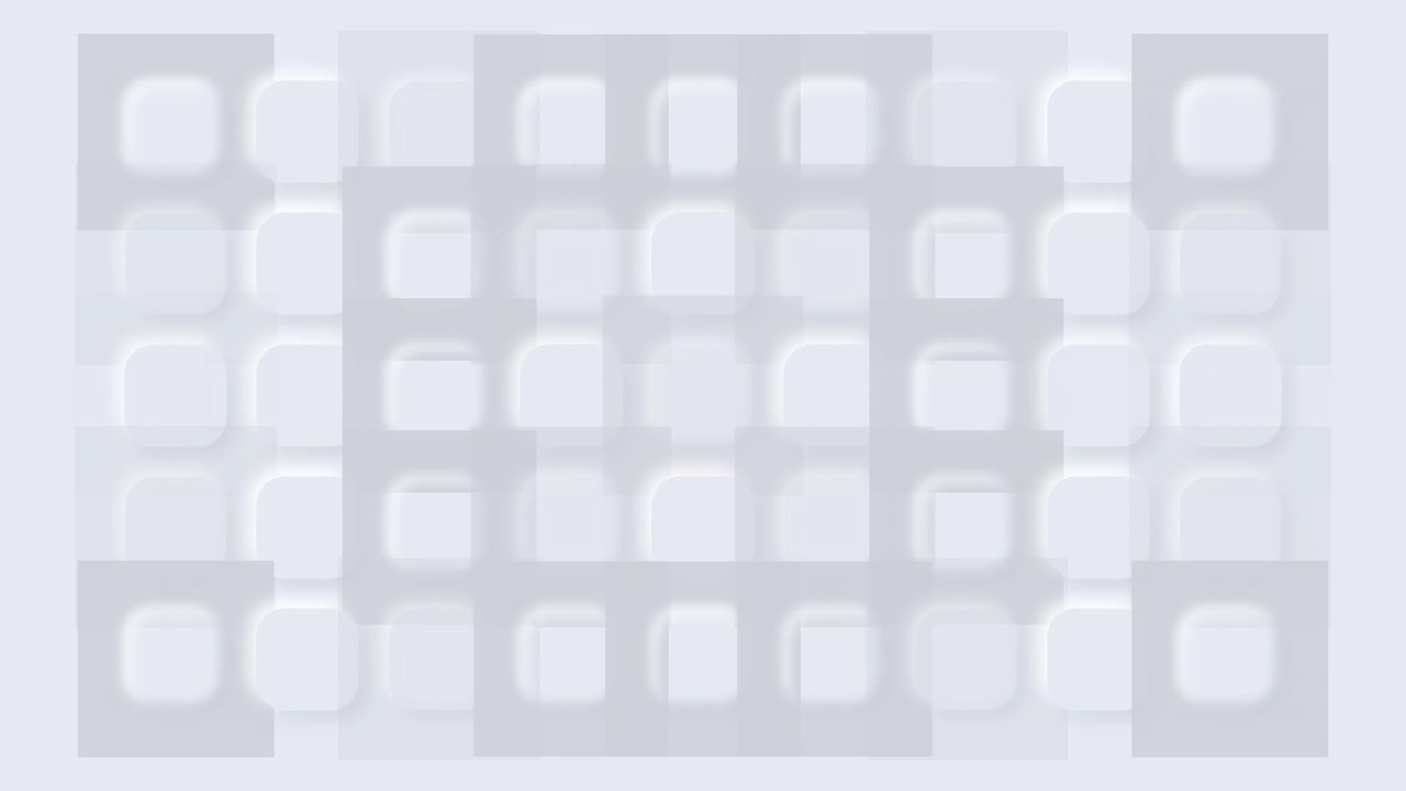 Abstract Motion Background with Soft White Geometric Grid Pattern