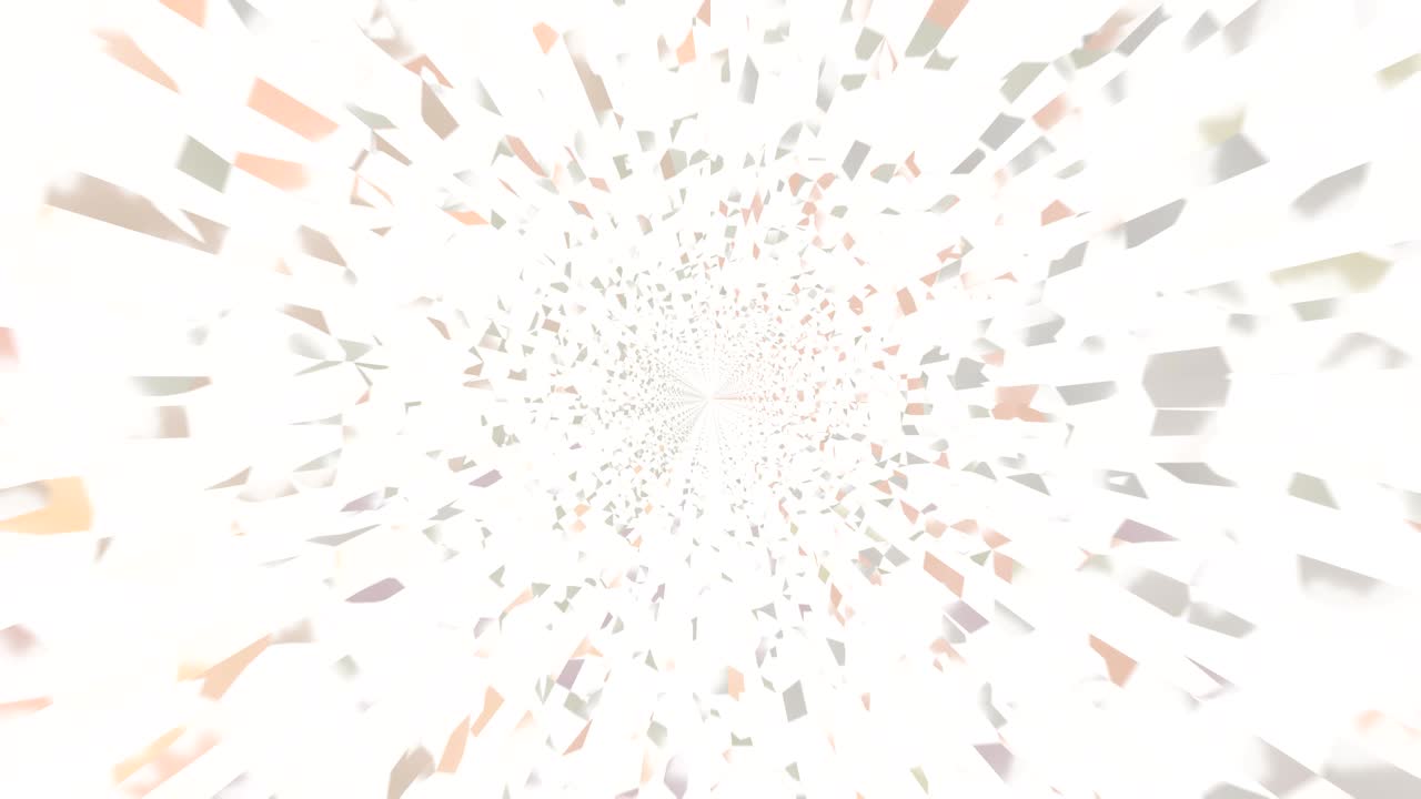 Futuristic zoom effects, infinity or seamless loop. Animation of an abstract zooming dynamic technology concept background.