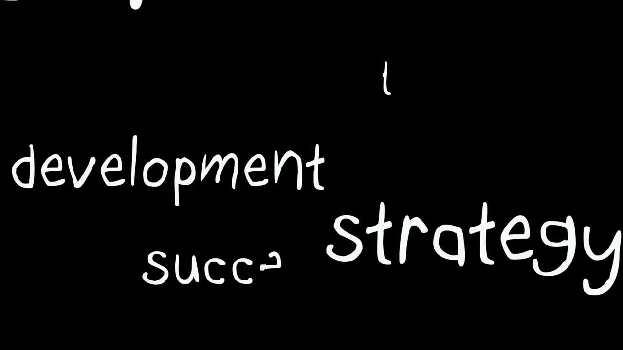 비즈니스 플랜 버즈 워드 몬테이지