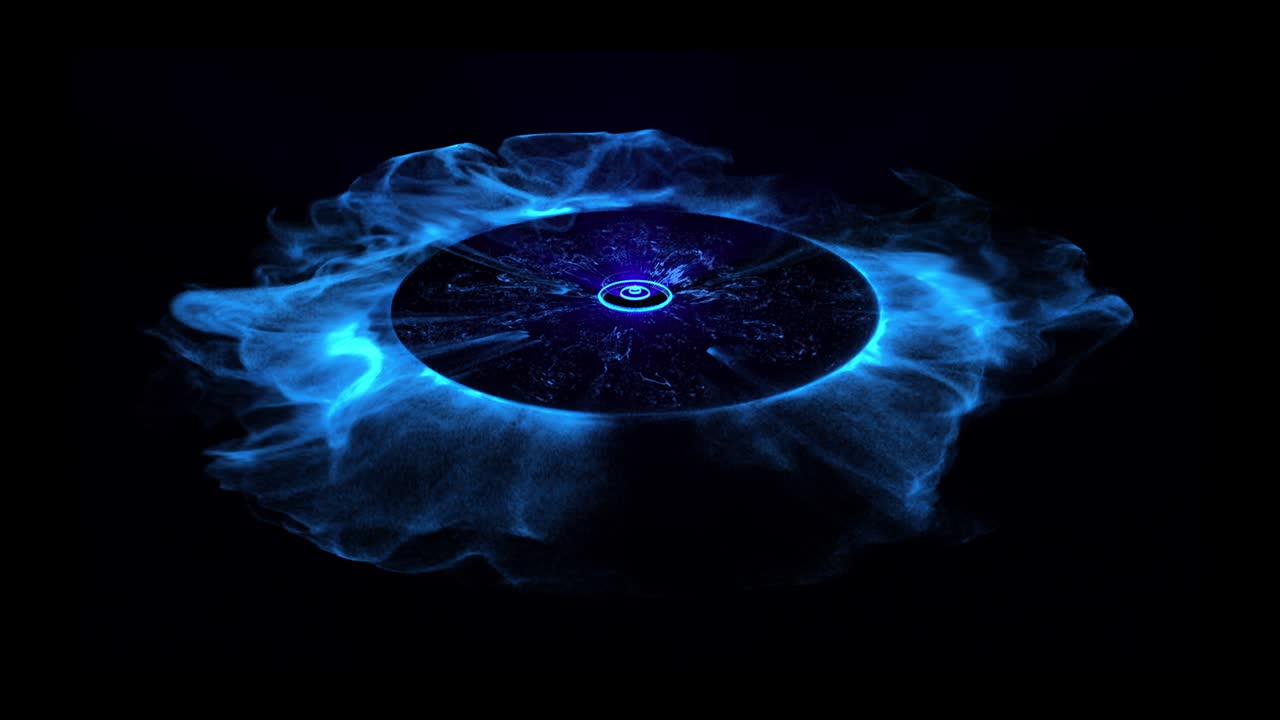 puerta o portal de ciencia ficción brillante. viaje en el tiempo, espacio exterior, bucle