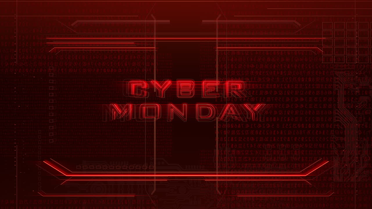 Cyber Monday: A Neon-Lit Hud Infused Screen Display