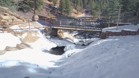 Imágenes-Aéreas-Del-área-Recreativa-De-Helen-Hunt-Falls-Cerca-De-Colorado-Springs-Colorado