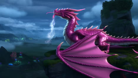 fantasy dragon landscape
