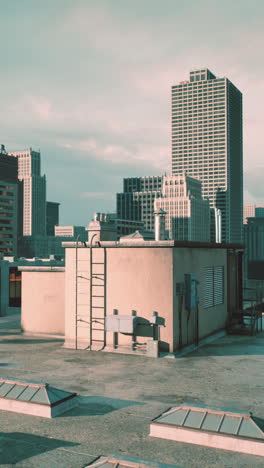 city rooftop view: a stunning urban landscape