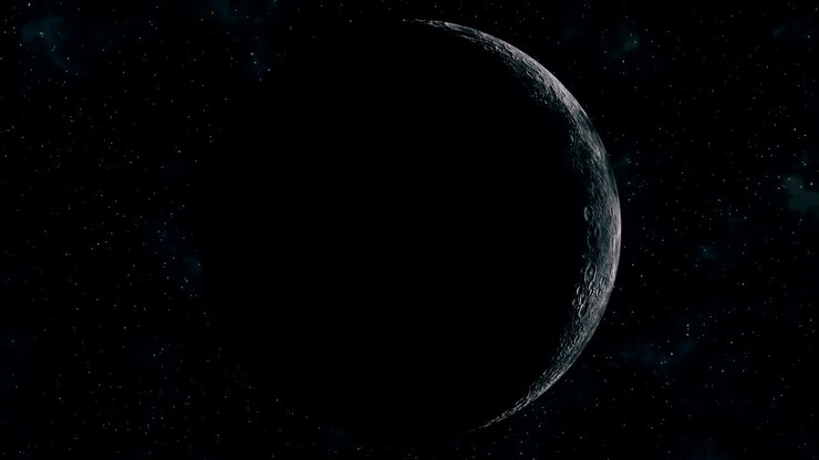 Fases lunares realistas e sem emendas: nova, crescente, quarto, gibosa e cheia