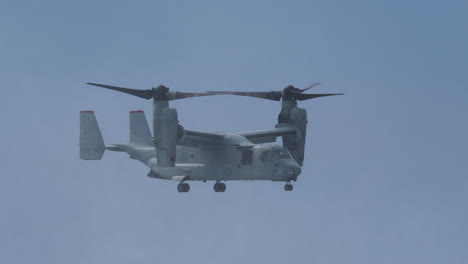 mv22 osprey with a solder waving