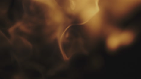 blurred flames and smoke