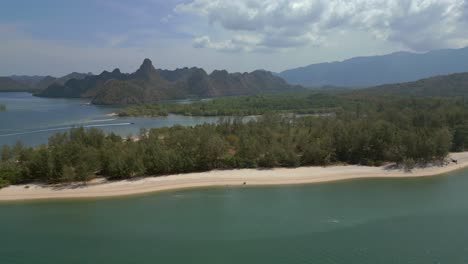 Island-at-sandy-beach-malysia-Langkawi