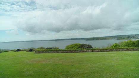 pendenis castle view with cannons