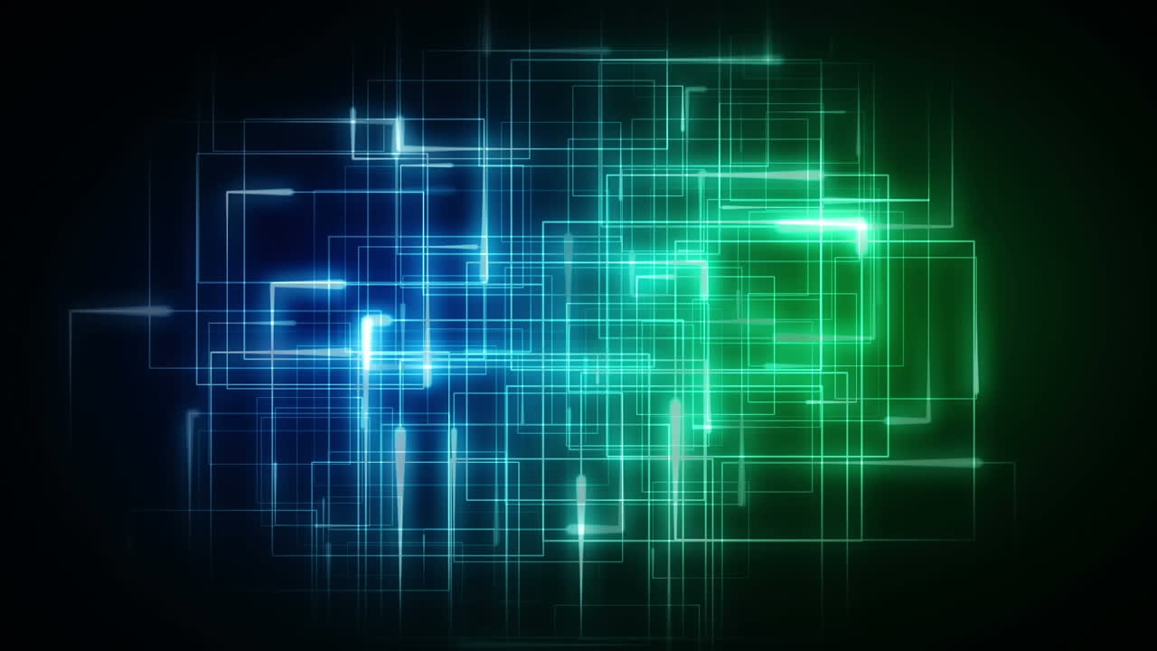 Lightning and futuristic patterns