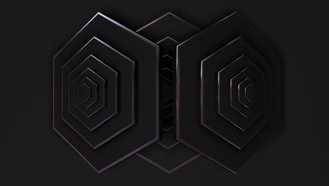patrón hexagonal geométrico abstracto