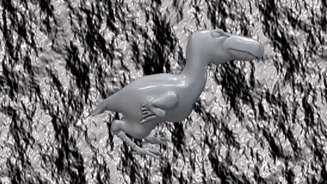 digital sculpture of a bird of terror