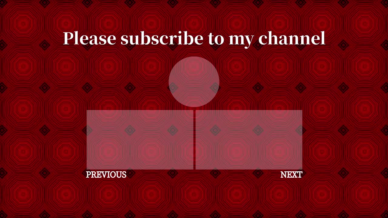 칼레이도스코프 패턴 엔드 카드 엔딩 스크린 모션 그래픽