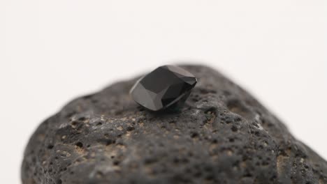 black diamond on natural stone