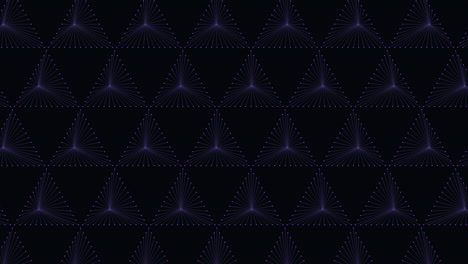 Neon-triangles-geometric-pattern-with-dots-on-dark-gradient