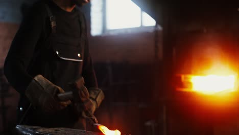 blacksmith at work