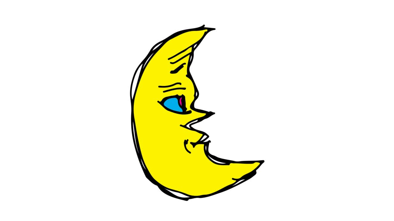 아이들은 달의 주제로  바탕을 그립니다.