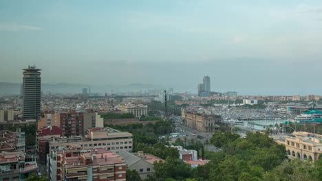 Barcelona-Montjuic-Sonnenuntergang-4k-01