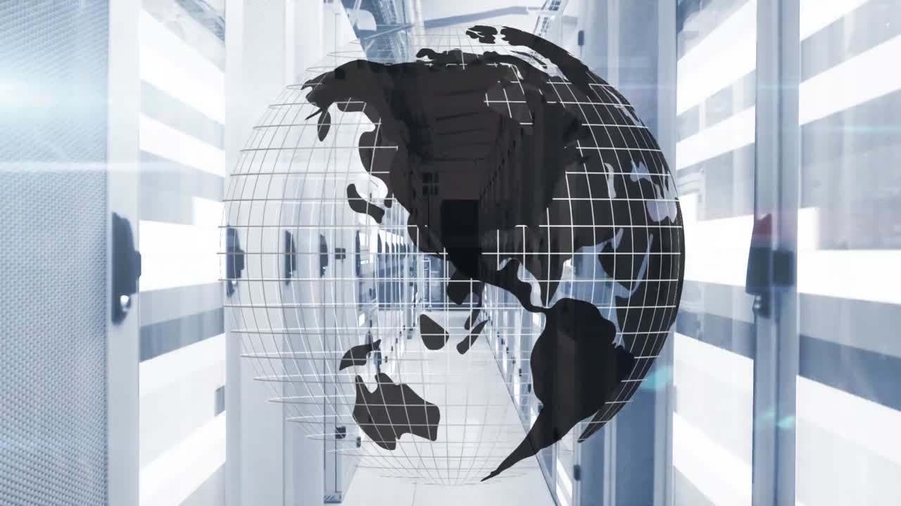 서버  ⁇  위의 글로브의 애니메이션