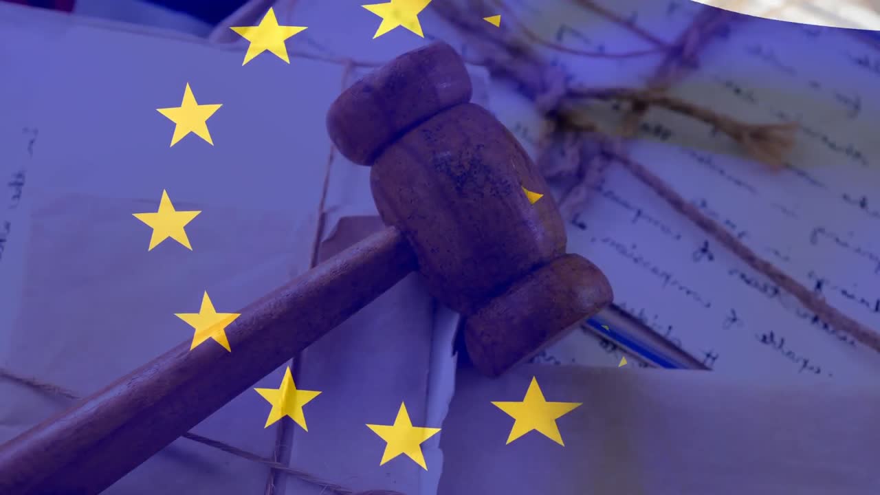 문서에 판사 해벨과 함께 유럽 연합  ⁇ 발