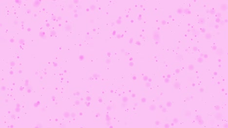 bokeh rosa fondo romántico de ensueño con círculo rosado brillante que se acercan. para celebrar el concepto de día de san valentín y como telón de fondo o para el logotipo animación 4k