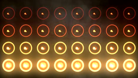 looping animation of stage lights.