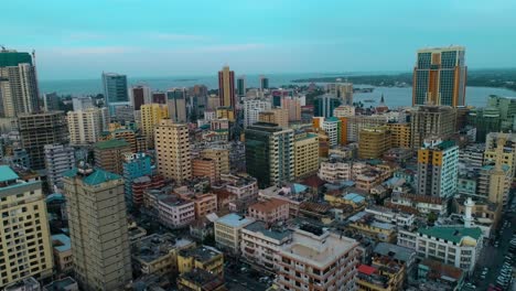 vista aérea de la ciudad de dar es salaam