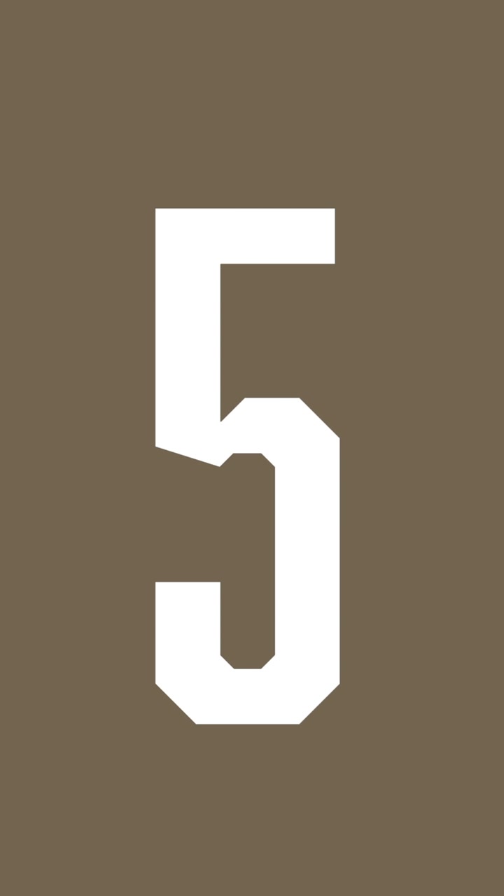 Animation of countdown on brown background