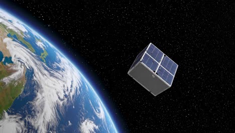 satélite en órbita