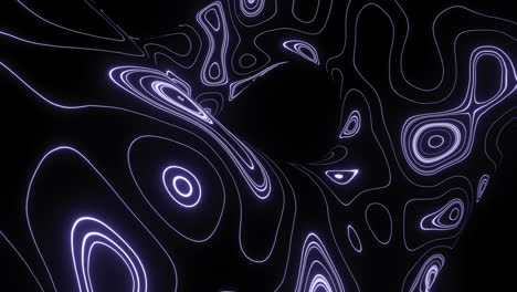 túnel de neón abstracto
