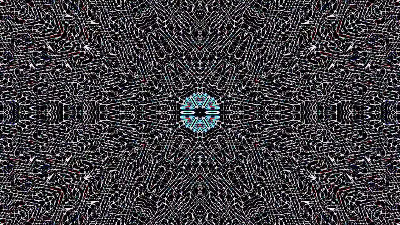 abstract lines circle shape forming dots of shining colorful flashing lights, black background