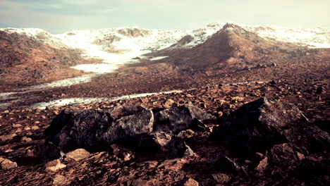 Paisaje-Del-Desierto-Rocoso-Del-Altiplano-Boliviano