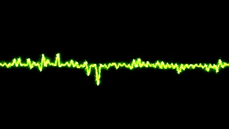 abstract green waveform.