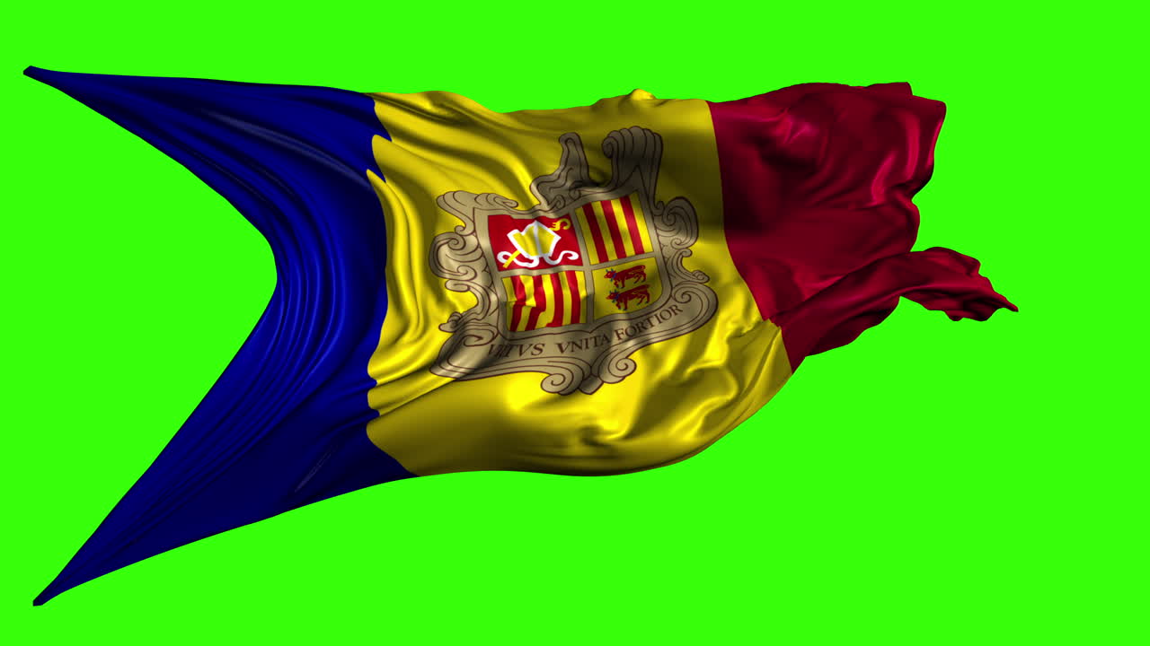 bandera de la república de andorra