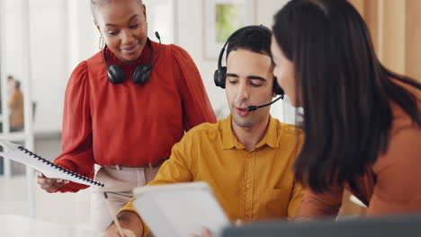 capacitación de mujeres, liderazgo y equipos de telemarketing