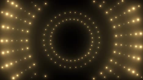 fondo vj con led de neón dorado
