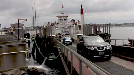 the casco bay lines ferry company services many islands in casco bay in portland, maine