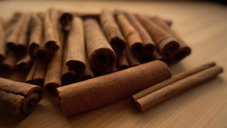 cinnamon sticks as a background cinnamon closeup spices with cinnamon