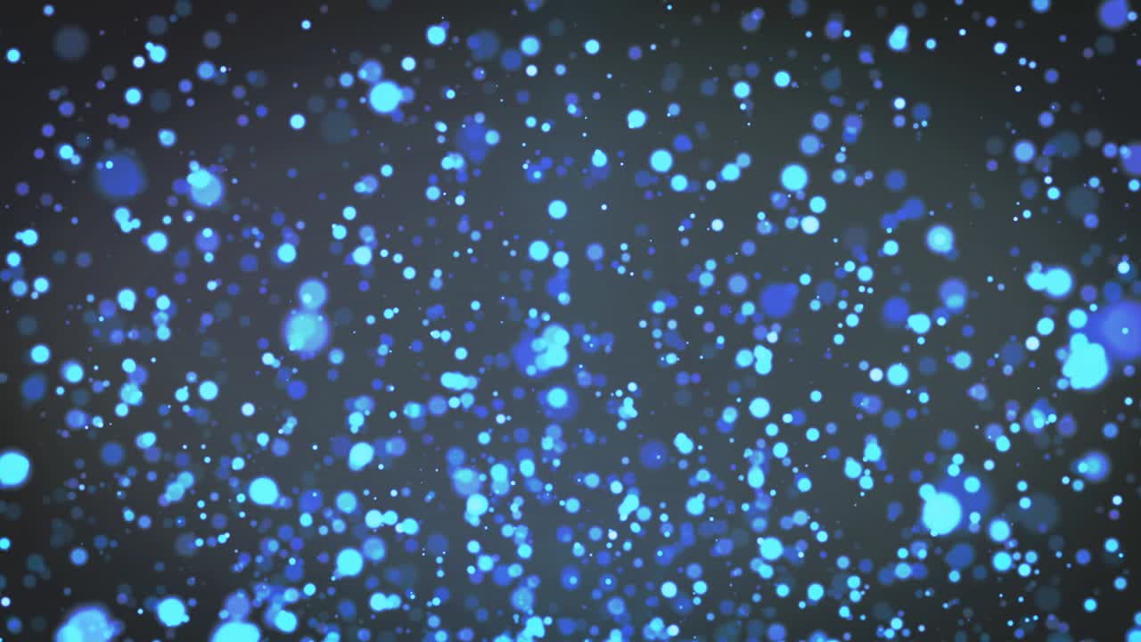 파란색 입자 배경, 진짜 렌즈 플레어와 함께 먼지 입자