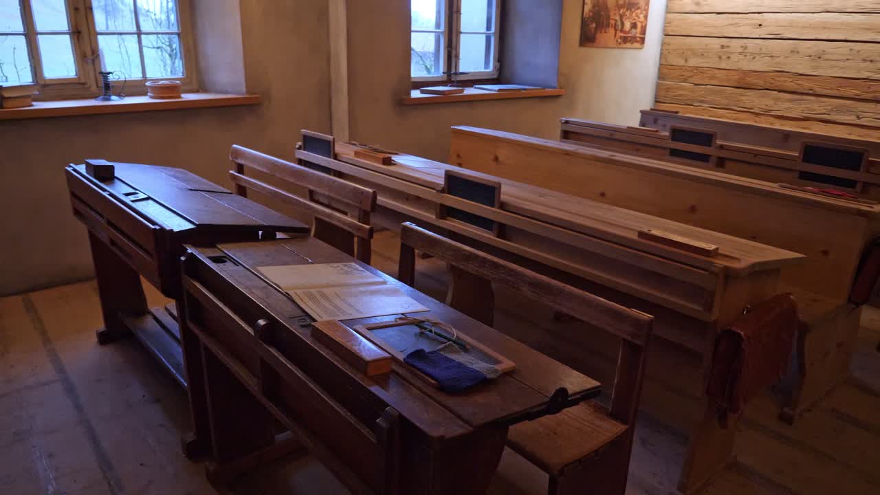 19세기의 교실 레크리에이션