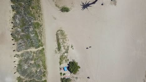 Cámara-Lenta-Desde-La-Playa,-Estacionamiento-Hasta-La-Autopista-1-De-La-Costa-Del-Pacífico