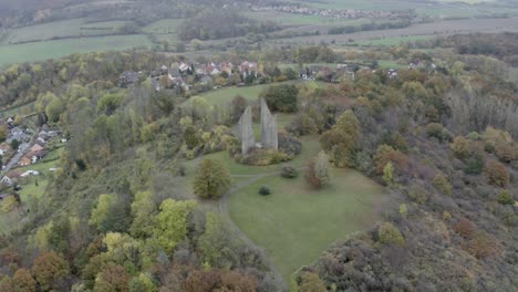 Aerial-Drone-Shot-of-the-Friedland-Memorial