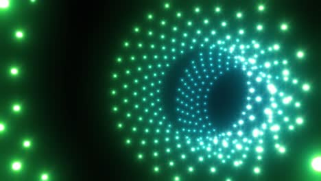 abstract glowing spiral lights