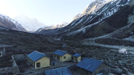 Bhojbasa,gaumukh-Trek,-Uttarakhand,-India-Bhojbasa-Está-Situado-A-Una-Distancia-De-Senderismo-De-Unos-14-Km-De-Gangotri-Principal