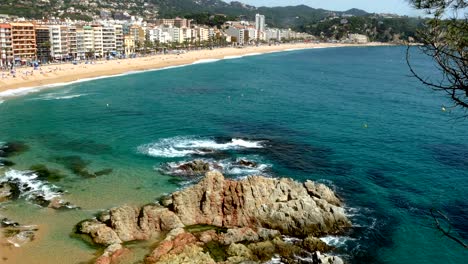 vista aérea de "lloret de mar".