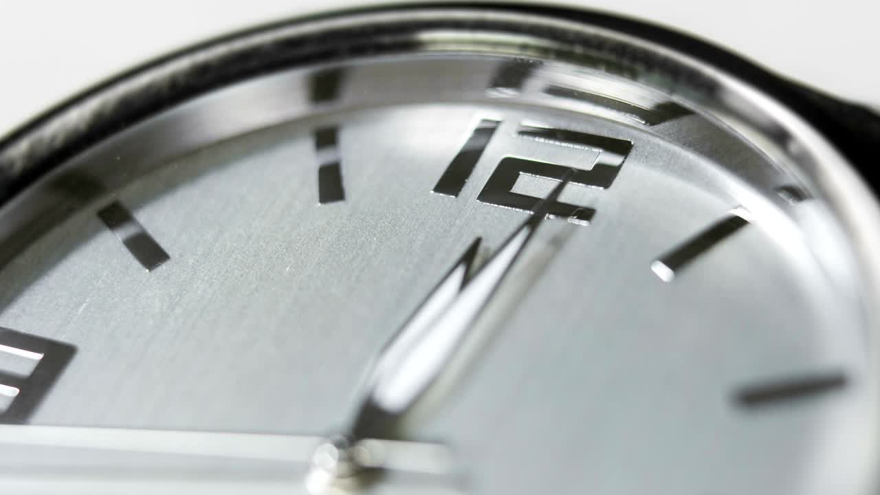 Time is moving fast. Clock Timelapse.