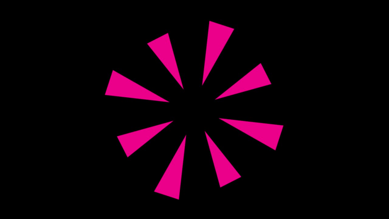 4k 비디오 모델 스트로보스코픽 및 최면 효과, 16:9 비디오 형식